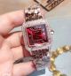Panthere De Cartier Replica Watches Rose Gold Dark Red Dial (5)_th.jpg